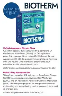 Pharmaprix Biotherm Aquapower Gel Advanced Skin Care Set offer