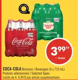 Pharmaprix COCA-COLA Beverages (6 x 710 mL) offer