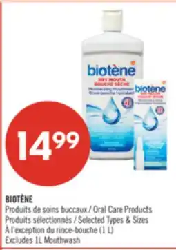 Pharmaprix BIOTENE Oral Care Products offer