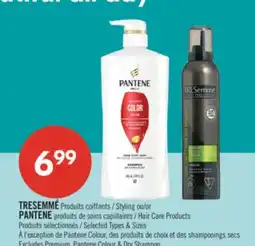 Pharmaprix TRESEMMÉ Styling or PANTENE Hair Care Products offer