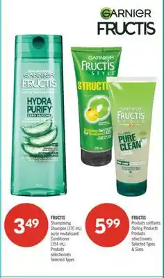 Pharmaprix FRUCTIS Shampoo (370 mL) or Conditioner offer