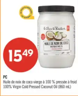 Pharmaprix PC 100% Virgin Cold Pressed Coconut Oil offer