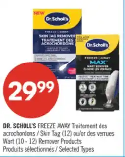 Pharmaprix DR. SCHOLL'S FREEZE AWAY Skin Tag (12) or Wart (10 - 12) Remover Products offer