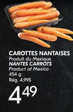 IGA NANTES CARROTS offer