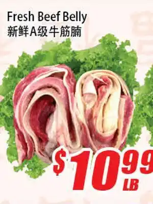 WinCo Food Mart Fresh Beef Belly offer