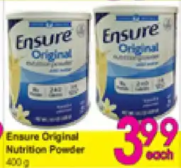 Danforth Food Market Ensure Original Nutrition Powder offer