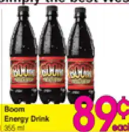 Danforth Food Market Boom Energy Drink offer
