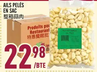 Marché Lian Tai AILS PELÉS EN SAC offer