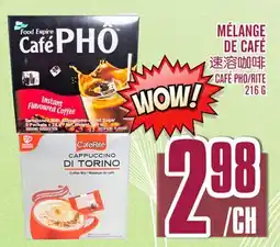 Marché Lian Tai CAFÉ PHỐ RITE offer