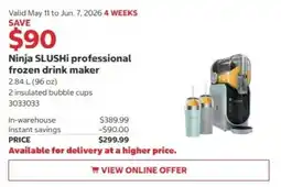 Costco Ninja SLUSHI professional frozen drink maker offer