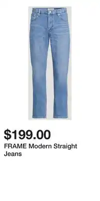 Holt Renfrew FRAME Modern Straight Jeans offer