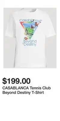 Holt Renfrew CASABLANCA Tennis Club Beyond Destiny T-Shirt offer