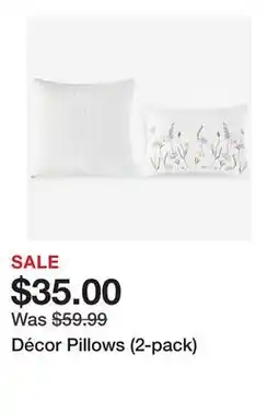 TSC Stores Décor Pillows (2-pack) offer