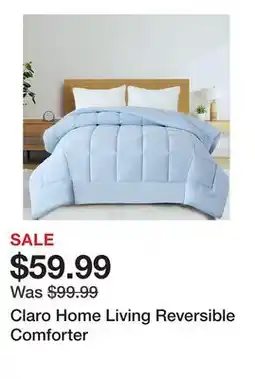 TSC Stores Claro Home Living Reversible Comforter offer