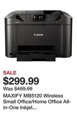 TSC Stores MAXIFY MB5120 Wireless Small Office/Home Office All-in-One Inkjet Printer offer