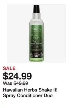TSC Stores Hawaiian Herbs Shake It! Spray Conditioner Duo offer