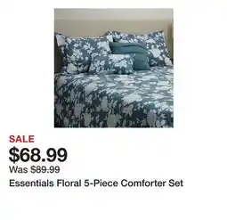 TSC Stores Essentials Floral 5-Piece Comforter Set offer