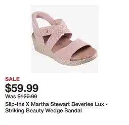TSC Stores Slip-Ins X Martha Stewart Beverlee Lux - Striking Beauty Wedge Sandal offer
