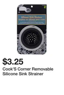 Dollarama Cook'S Corner Removable Silicone Sink Strainer offer