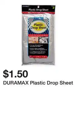 Dollarama DURAMAX Plastic Drop Sheet offer