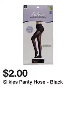 Dollarama Silkies Panty Hose - Black offer