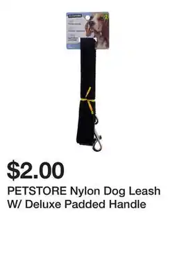 Dollarama PETSTORE Nylon Dog Leash W/ Deluxe Padded Handle offer