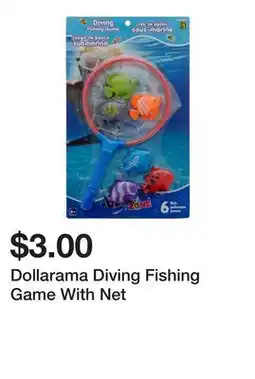 Dollarama Dollarama Diving Fishing Game With Net offer