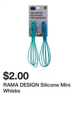 Dollarama RAMA DESIGN Silicone Mini Whisks offer