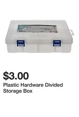 Dollarama Plastic Hardware Divided Storage Box offer