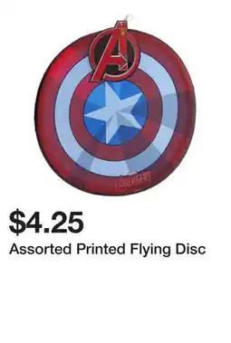 Dollarama Assorted Printed Flying Disc offer