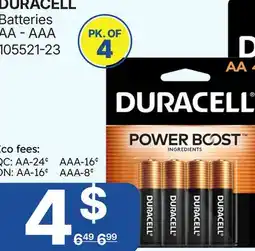Rossy DURACELL Batteries offer