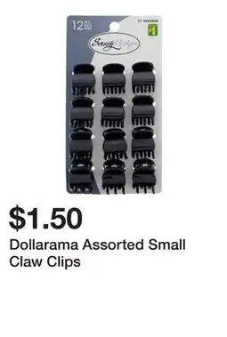 Dollarama Dollarama Assorted Small Claw Clips offer