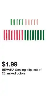IKEA BEVARA Sealing clip, set of 26, mixed colors offer