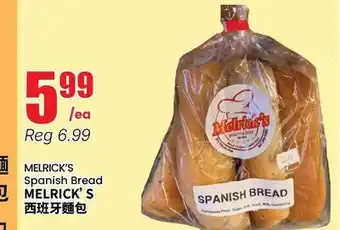 Btrust Supermarket MELRICK'S Spanish Bread offer