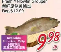 Foody Mart Fresh Yellowfin Grouper offer