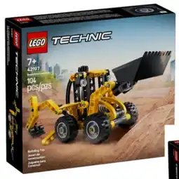 Staples LEGO Technic Backhoe Loader - 104 Pieces offer