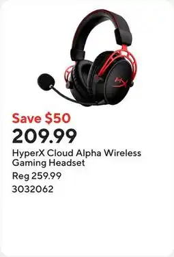 Staples HyperX Cloud Alpha Wireless Gaming Headset offer