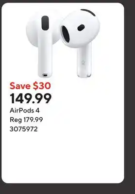 Staples AirPods 4 offer
