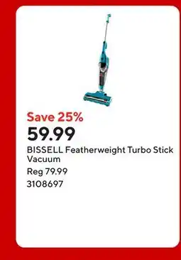 Staples BISSELL Featherweight Turbo Stick Vacuum offer