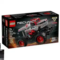 Staples LEGO Technic Monster Jam Thunderroarus Pull Back - 232 Pieces offer