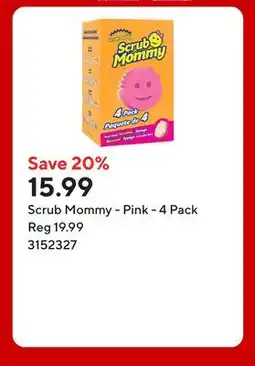Staples Scrub Mommy - Pink offer
