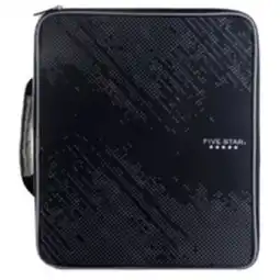 Staples Five Star Multi-access Nylon 2 Zipper Binder - Black offer