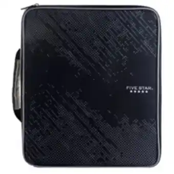 Staples Five Star Multi-access Nylon 2 Zipper Binder - Black offer