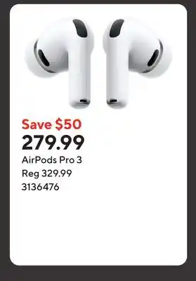 Staples AirPodsPro 3 offer