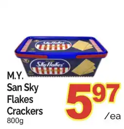 T&T Supermarket M.Y. San Sky Flakes Crackers offer