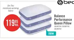 The Brick Bedgear Balance 1.0 Performance Queen Pillow – Stomach Sleeper offer