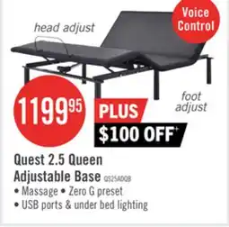 The Brick Quest 2.5 Queen Adjustable Base offer