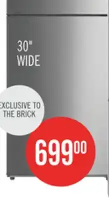 The Brick Midea 18 Cu. Ft. Top-Freezer Refrigerator - MT18DDSCR1RCM offer