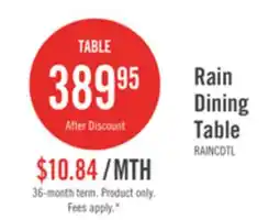The Brick Rain Dining Table offer