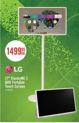 The Brick LG 27 StanbyME 2 QHD Portable Touch Screen offer